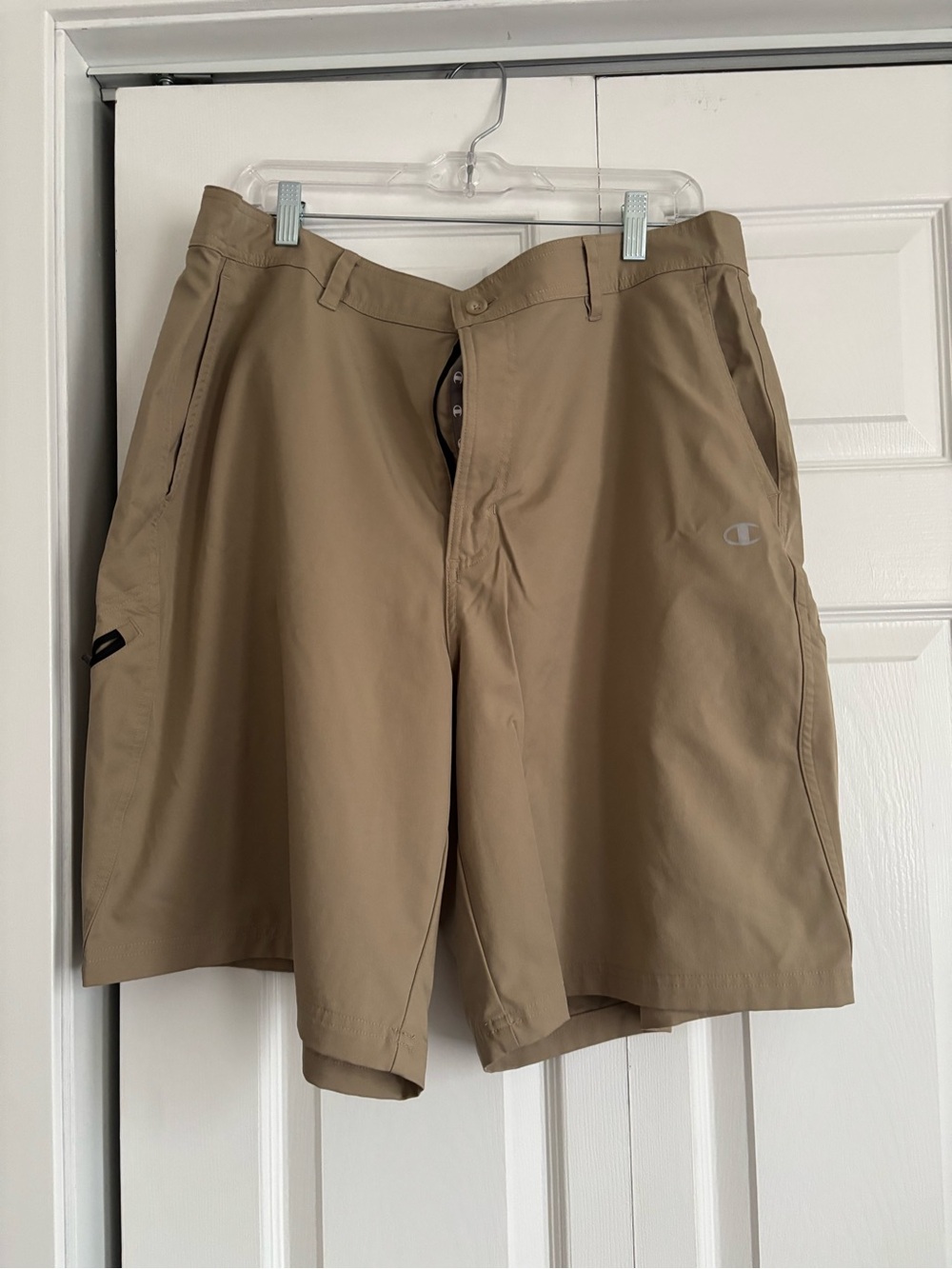 Champion Men’s Tan Flat-Front Shorts